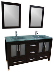 60" Double Sink Bathroom Vanity