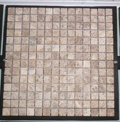 Stone Mosaic Tile 12" x 12" - Rustic Beige