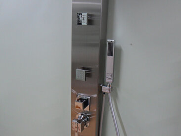 Stainless Steel Shower Panel w/ 3 jets
