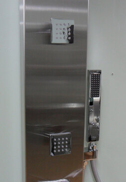 Stainless Steel Shower Panel w/ 3 jets