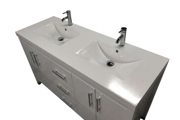 72" Double Sink Bath Vanity