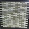 Glass Mosaic Tile 12" x 12" - 3 Shades of Green